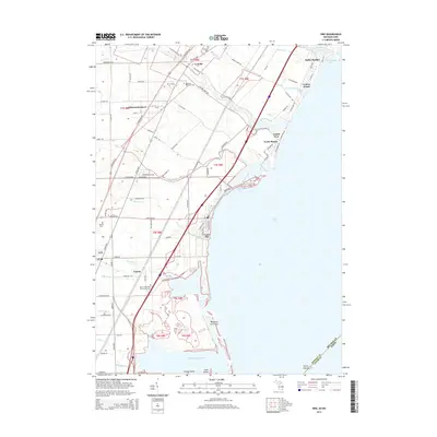 2014 Map of Erie, 2014 Print