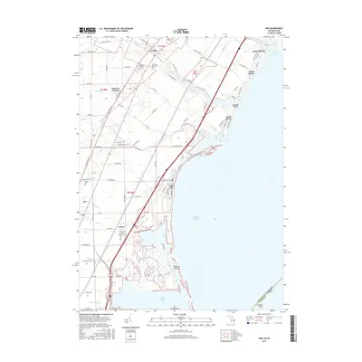 2017 Map of Erie, 2017 Print