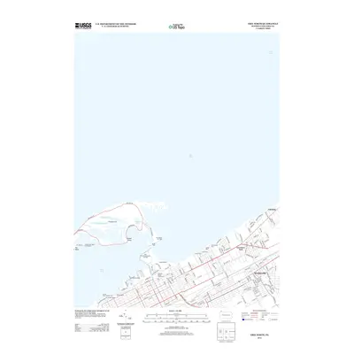 2013 Map of Erie North, 2013 Print