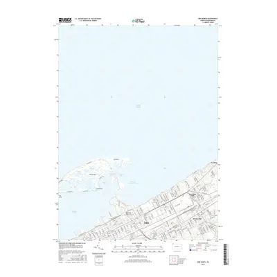 2016 Map of Erie North, 2016 Print