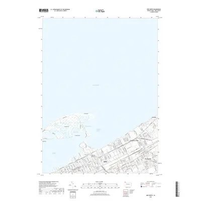 2019 Map of Erie North, 2019 Print