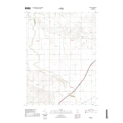 2018 Map of Erie NW, 2018 Print