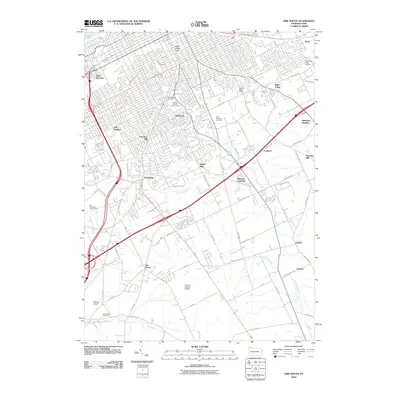 2010 Map of Erie South, 2010 Print