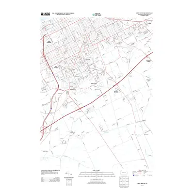 2013 Map of Erie South, 2013 Print