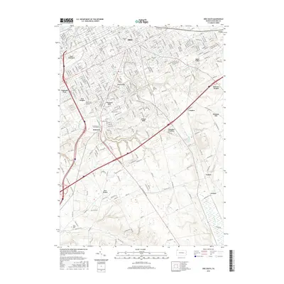 2016 Map of Erie South, 2016 Print
