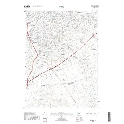 2019 Map of Erie South, 2019 Print