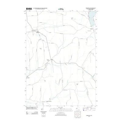 2013 Map of Erieville, 2013 Print
