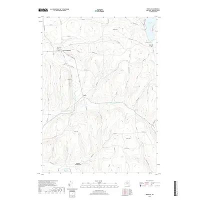 2019 Map of Erieville, 2019 Print