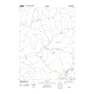 2010 Map of Ernest, 2010 Print