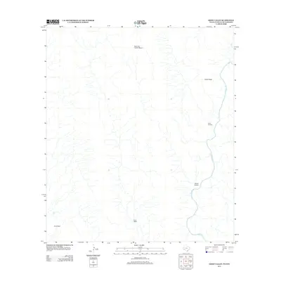 2013 Map of Ernst Valley, 2013 Print