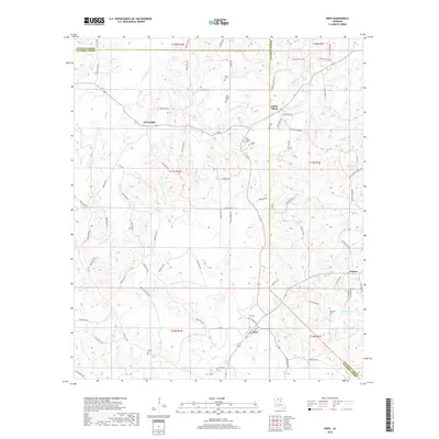 2018 Map of Eros, 2018 Print