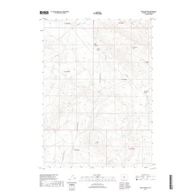 2017 Map of Ervay Basin SW, 2017 Print