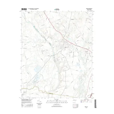 2016 Map of Erwin, 2016 Print