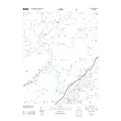 2013 Map of Erwin, 2013 Print