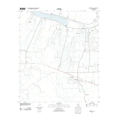 2012 Map of Erwinville, 2012 Print