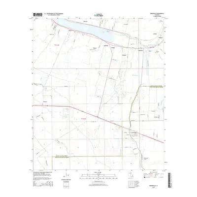 2015 Map of Erwinville, 2015 Print