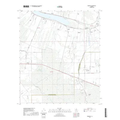 2018 Map of Erwinville, 2018 Print