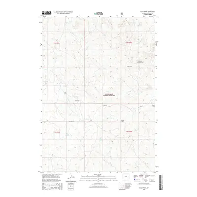 2015 Map of Esau Spring, 2015 Print