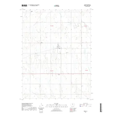 2018 Map of Esbon, 2018 Print