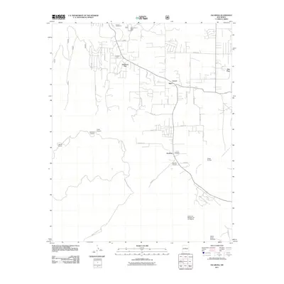 2011 Map of Escabosa, 2011 Print