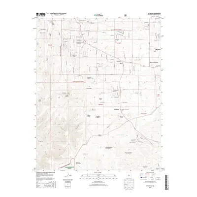 2013 Map of Escabosa, 2013 Print