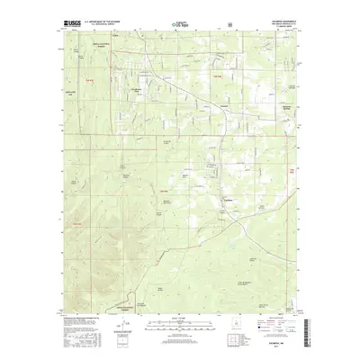 2017 Map of Escabosa, 2017 Print