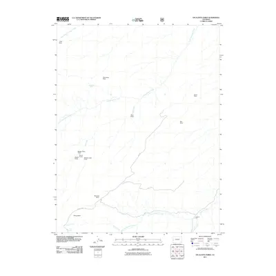 2011 Map of Escalante Forks, 2011 Print