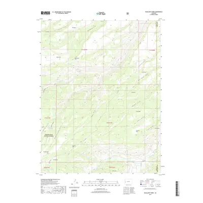 2019 Map of Escalante Forks, 2019 Print
