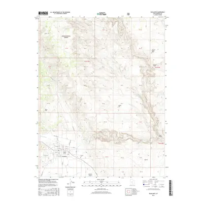 2017 Map of Escalante, 2017 Print