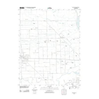 2012 Map of Escalon, 2012 Print