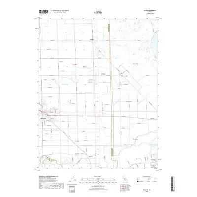 2018 Map of Escalon, 2018 Print