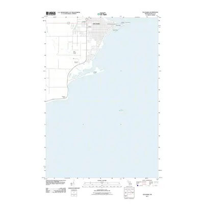 2011 Map of Escanaba, 2011 Print