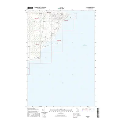 2017 Map of Escanaba, 2017 Print