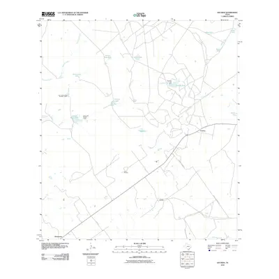 2010 Map of Escobas, 2010 Print