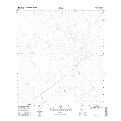 2016 Map of Escobas, 2016 Print