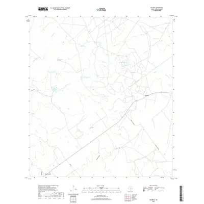 2019 Map of Escobas, 2019 Print
