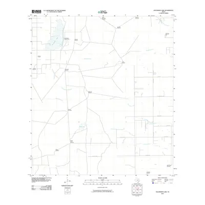 2010 Map of Escondido Lake, 2010 Print