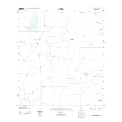 2013 Map of Escondido Lake, 2013 Print