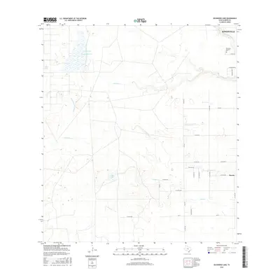 2016 Map of Escondido Lake, 2016 Print