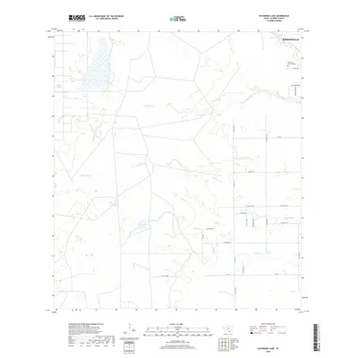 2019 Map of Escondido Lake, 2019 Print