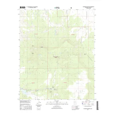 2017 Map of Escondido Mountain, 2017 Print