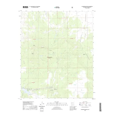 2020 Map of Escondido Mountain, 2020 Print