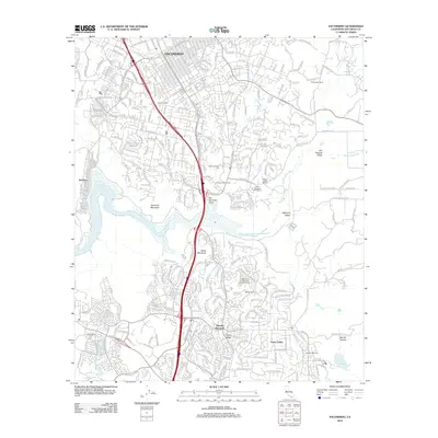 2012 Map of Escondido, 2012 Print