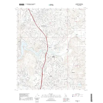 2018 Map of Escondido, 2018 Print