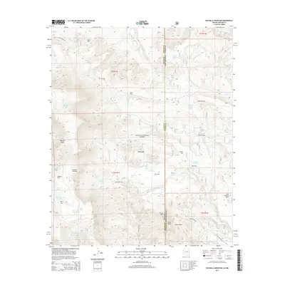 2014 Map of Escudilla Mountain, 2014 Print