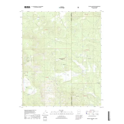 2018 Map of Escudilla Mountain, 2018 Print
