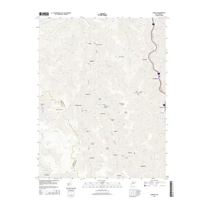 2014 Map of Eskdale, 2014 Print