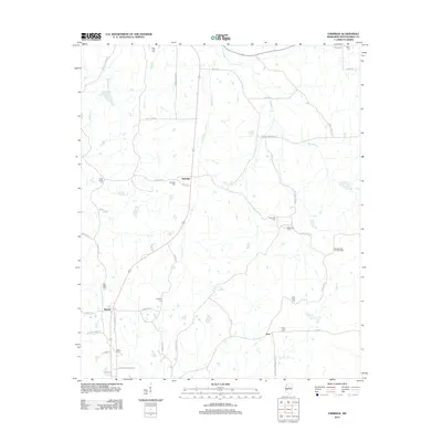 2012 Map of Eskridge, 2012 Print