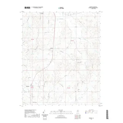 2020 Map of Eskridge, 2020 Print