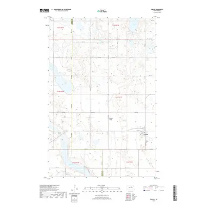 2017 Map of Esmond, 2017 Print